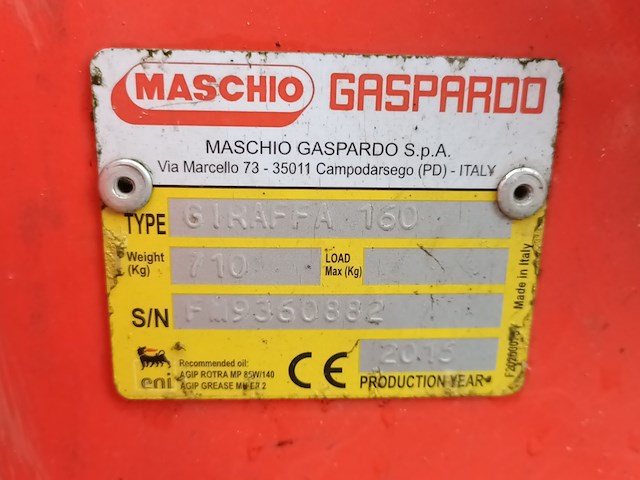 Klepelmaaier, maschio, giraffa 160, 2015 - afbeelding 7 van  7