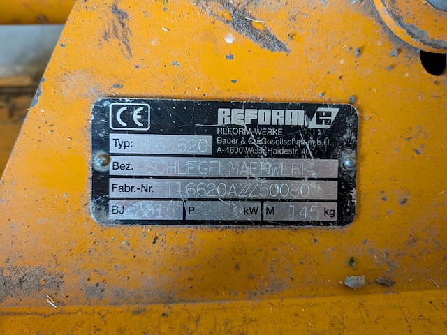 Klepelmaaier, reform, 16.620, 2015 - afbeelding 4 van  9