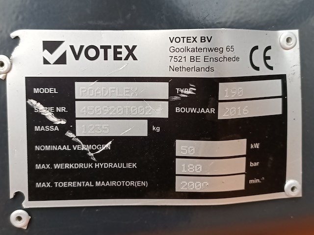 Klepelmaaier, votex, roadflex 190, 2016 - afbeelding 7 van  9