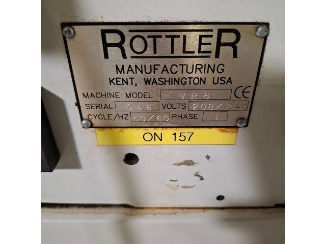 Kleppenslijpmachine, rottler, vr8, 0 - afbeelding 2 van  11
