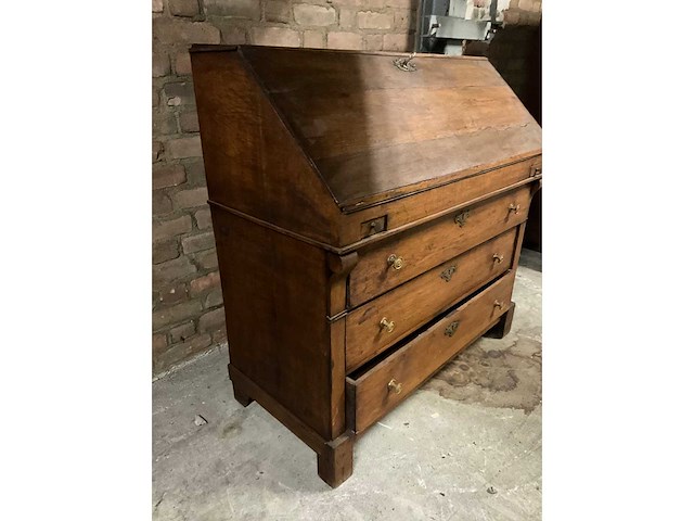 Klepsecretaire biedermeier stijl 110x55x110cm - afbeelding 2 van  6