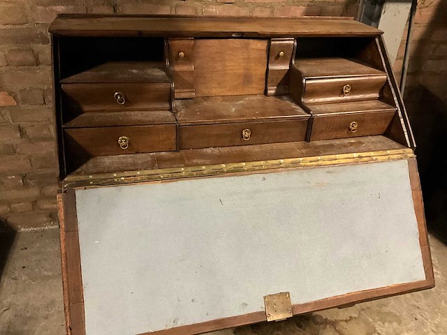 Klepsecretaire biedermeier stijl 110x55x110cm - afbeelding 3 van  6