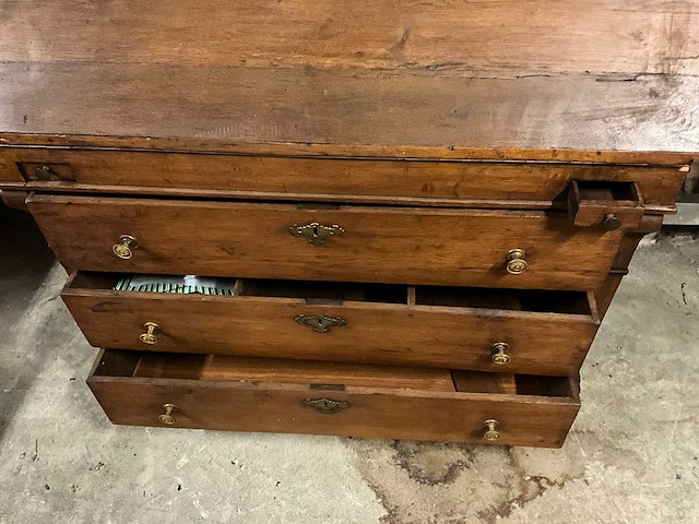 Klepsecretaire biedermeier stijl 110x55x110cm - afbeelding 5 van  6