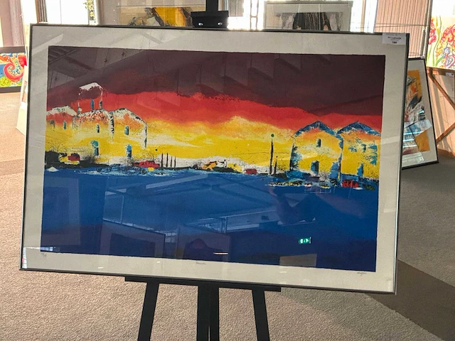 Kleuren zeefdruk “henk kuipers- mouzaki” - afbeelding 2 van  6