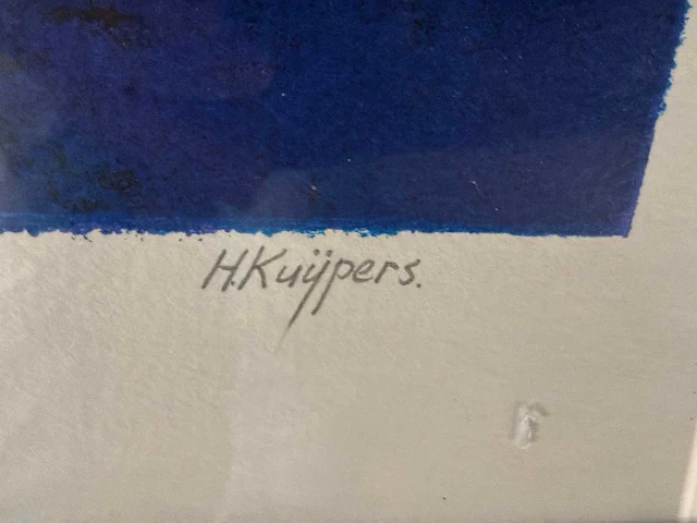 Kleuren zeefdruk “henk kuipers- mouzaki” - afbeelding 6 van  6