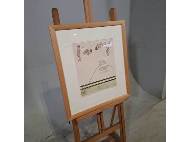 Kleurenets, h. v.d. deen, trampoline 1/15, 1977 - afbeelding 2 van  9