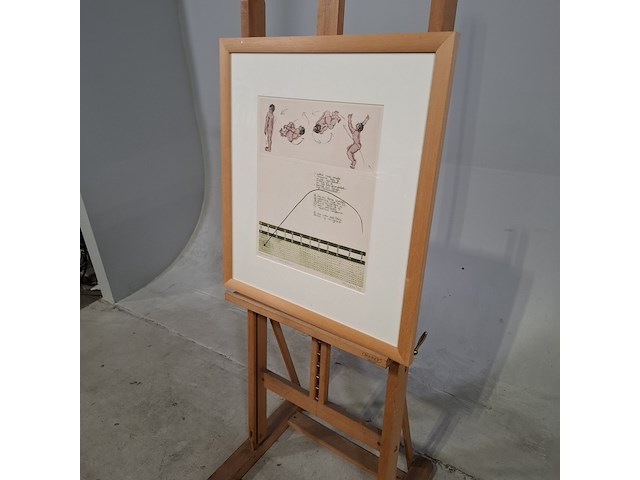 Kleurenets, h. v.d. deen, trampoline 1/15, 1977 - afbeelding 3 van  9