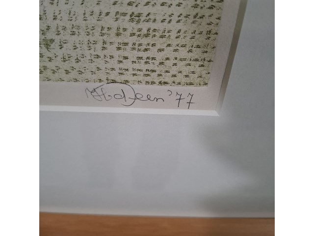 Kleurenets, h. v.d. deen, trampoline 1/15, 1977 - afbeelding 5 van  9