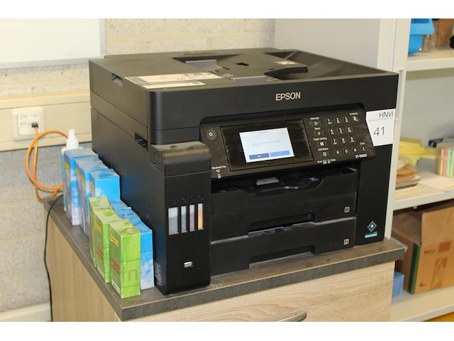 Kleurenprinter epson et-16600 met diverse cartridges. - afbeelding 1 van  3