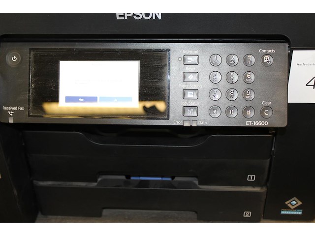 Kleurenprinter epson et-16600 met diverse cartridges. - afbeelding 3 van  3