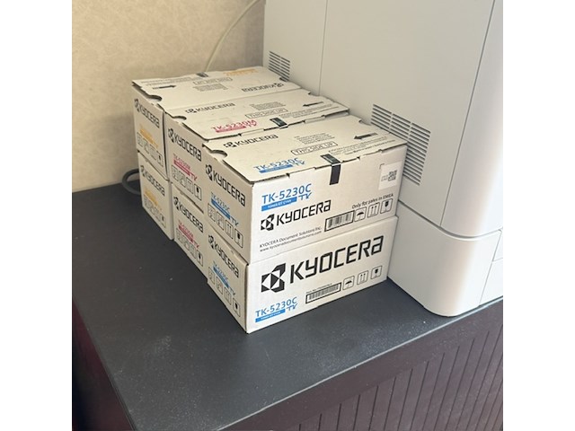 Kleurenprinter kyocera, ma2100cwfx, met 6x toner - afbeelding 3 van  4