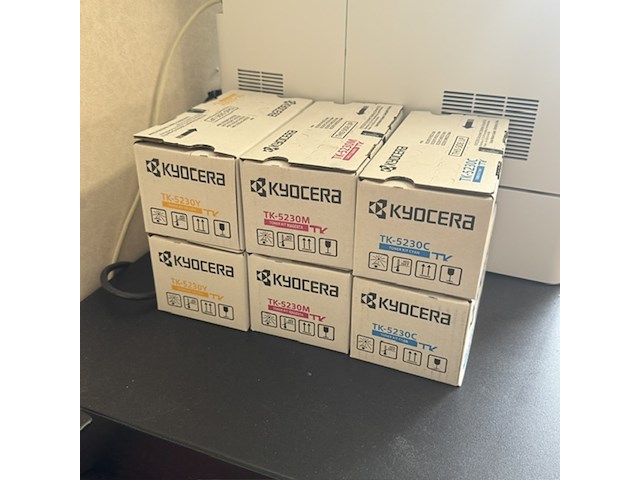 Kleurenprinter kyocera, ma2100cwfx, met 6x toner - afbeelding 4 van  4
