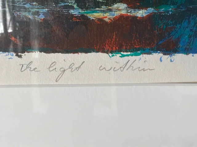 Kleurenzeefdruk “hans van horck- the light within” - afbeelding 5 van  7