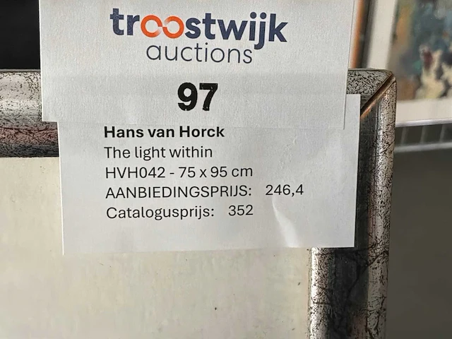 Kleurenzeefdruk “hans van horck- the light within” - afbeelding 7 van  7