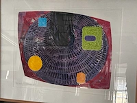 Kleurenzeefdruk “jelis van dolderen- paris grilles d’arbres iv” - afbeelding 3 van  5
