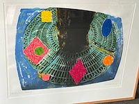 Kleurenzeefdruk “jelis van dolderen- paris grilles d’arbres vi” - afbeelding 3 van  8