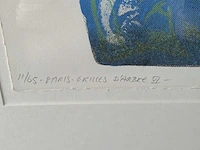 Kleurenzeefdruk “jelis van dolderen- paris grilles d’arbres vi” - afbeelding 5 van  8