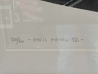 Kleurenzeefdruk “jelis van dolderen- paris metro iv” - afbeelding 3 van  5