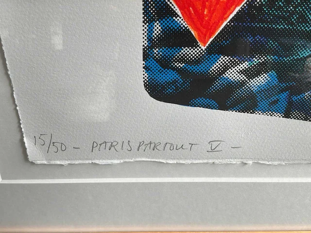 Kleurenzeefdruk “jelis van dolderen- paris metro v” - afbeelding 5 van  7