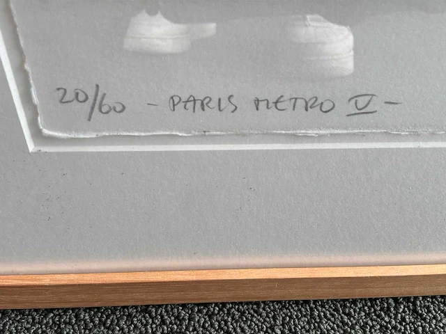 Kleurenzeefdruk “jelis van dolderen- paris metro v” - afbeelding 5 van  7