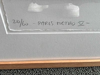 Kleurenzeefdruk “jelis van dolderen- paris metro v” - afbeelding 5 van  7