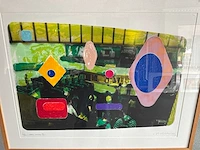 Kleurenzeefdruk “jelis van dolderen- paris metro vi - afbeelding 4 van  7
