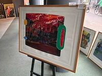 Kleurenzeefdruk “jelis van dolderen- paris partout iii” - afbeelding 2 van  7