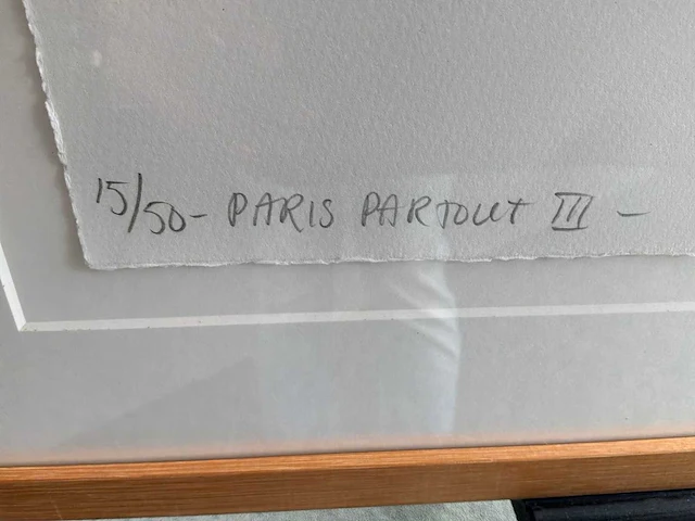 Kleurenzeefdruk “jelis van dolderen- paris partout iii” - afbeelding 6 van  7