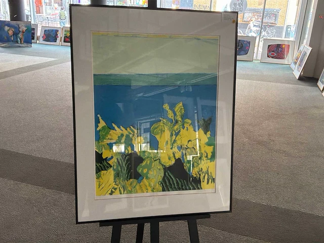 Kleurenzeefdruk “jeroen krabbe - horizon groen” - afbeelding 3 van  6