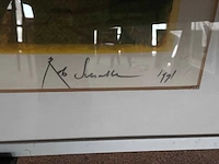 Kleurenzeefdruk “rob scholte- thomas a edison” - afbeelding 5 van  6