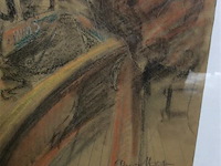 Kleurpotlood / gouche o hoge - afbeelding 3 van  4