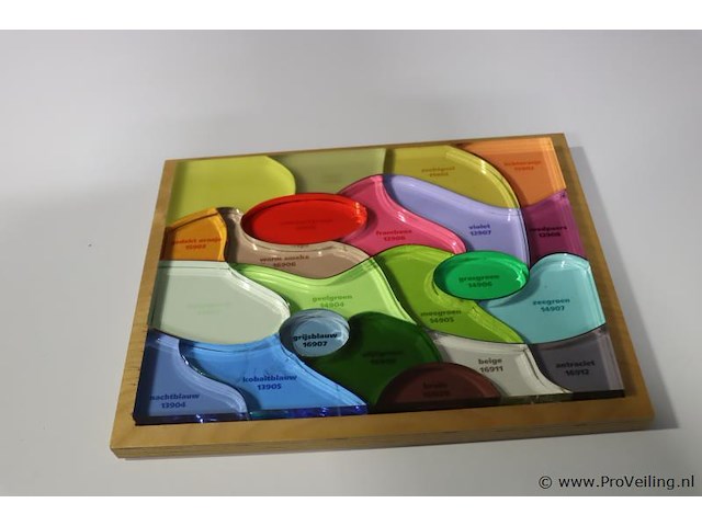 Kleurstaal afbeelding in lijst - afbeelding 1 van  5