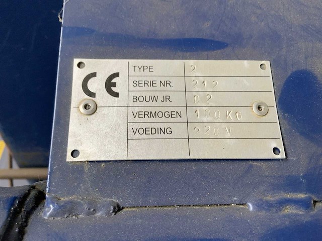Kliko verbo 2 container (afvalcontainer) kantelinstallatie hydrailisch - afbeelding 7 van  7