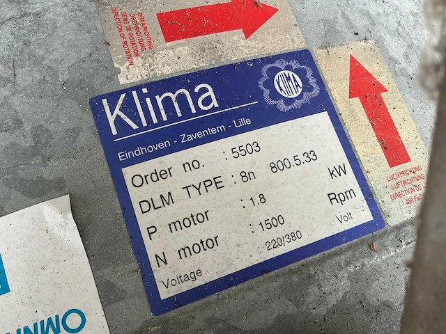 Klima 8n 800.5.33 ventilator (4x) - afbeelding 3 van  12