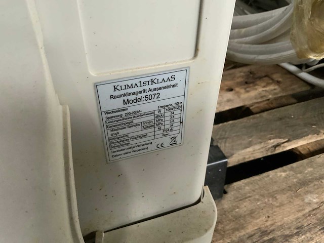 Klima1stklaas 5072 splitunit airconditioning met motor - reeds gedemonteerd - afbeelding 5 van  7