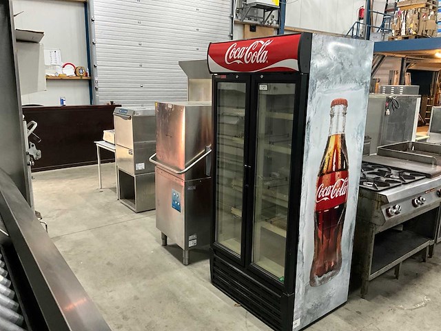 Klimasan s 880 sc td slim dubbeldeurs glasdeurkoelkast - afbeelding 1 van  10