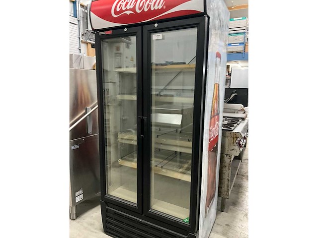 Klimasan s 880 sc td slim dubbeldeurs glasdeurkoelkast - afbeelding 3 van  10
