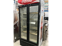 Klimasan s 880 sc td slim dubbeldeurs glasdeurkoelkast - afbeelding 3 van  10