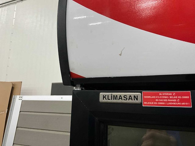 Klimasan s 880 sc td slim dubbeldeurs glasdeurkoelkast - afbeelding 8 van  10