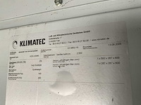 Klimatec kzg 4 0040 luchtbehandeling met koeling en luchtfilters - afbeelding 5 van  6