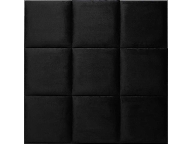 Klimex - luxury velvet textile black - wandbekleding - afbeelding 3 van  5