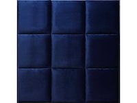 Klimex - luxury velvet textile blue - wandbekleding - afbeelding 3 van  5
