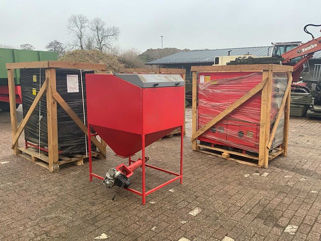 Klimosz maxi 200 2x720 industriële pelletkachel 203kw ongebruikt - afbeelding 1 van  18