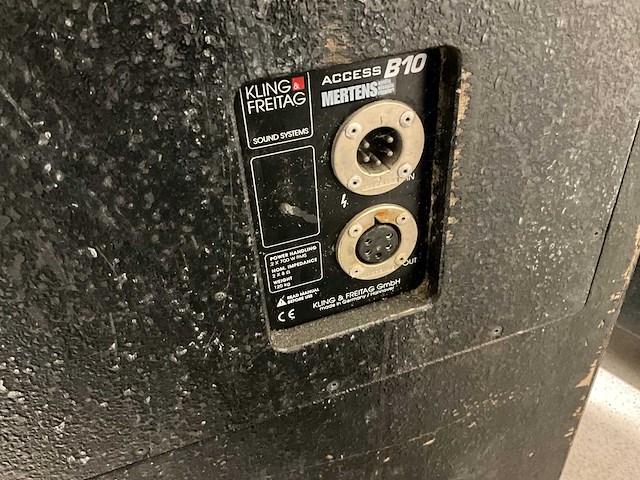 Kling & freitag b10 subwoofer set - afbeelding 7 van  9