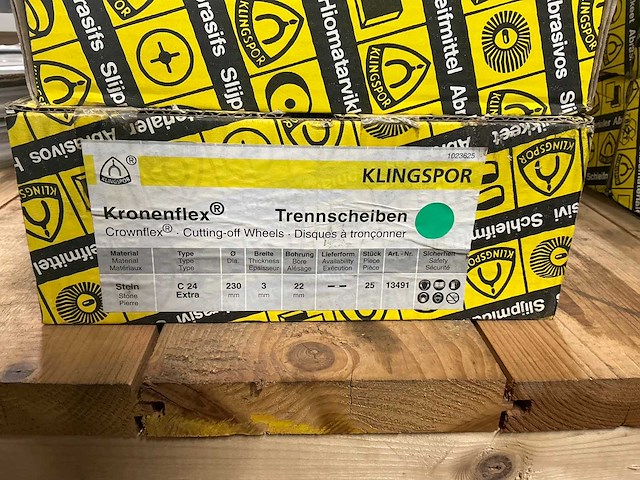 Klingspor steen slijpschijven (250x) - afbeelding 2 van  8