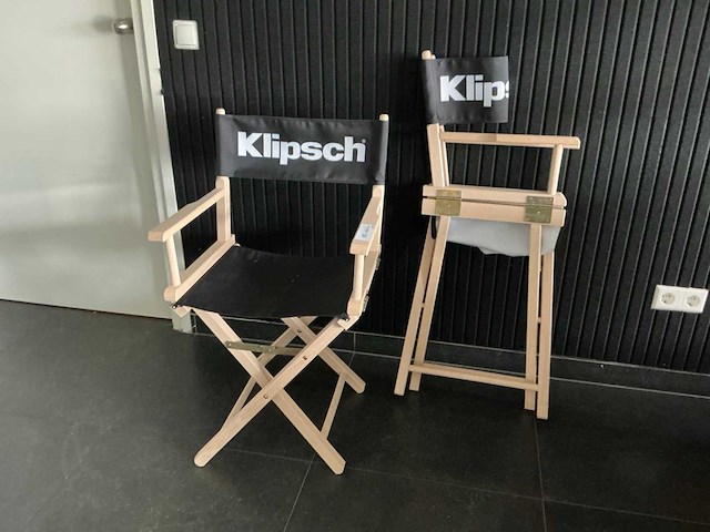 Klipsch regisseursstoel (2x) - afbeelding 1 van  3