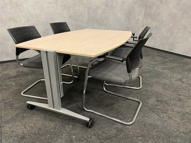 Klöber/ kembo - 4 persoons conferentieset 170x100 - afbeelding 2 van  28