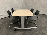 Klöber/ kembo - 4 persoons conferentieset 170x100 - afbeelding 3 van  28