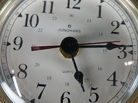 Klok in koperen montuur - afbeelding 3 van  5