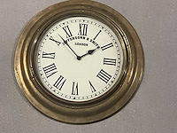 Klok messing look - afbeelding 1 van  2